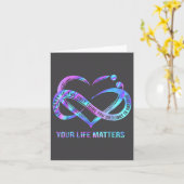 Your Life S Suicide Prevention Awareness Stay  Kaart (Gele Bloem)