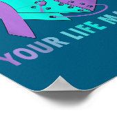 Your Life S Suicide Prevention Awareness Teal And Poster (Hoek)