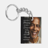 Your Life was a Blessing Photo Memorial Sleutelhanger (Voorkant Links)