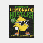 Your Local Lemonade Hustler Funny Lemon Stand Boss Fleece Deken (Voorkant)