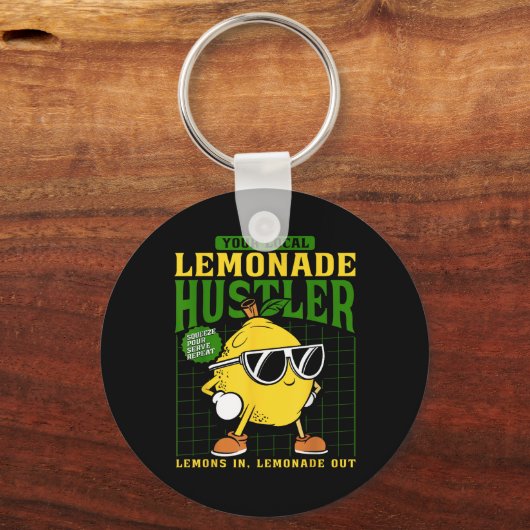Your Local Lemonade Hustler Funny Lemon Stand Boss Sleutelhanger (Voorkant)
