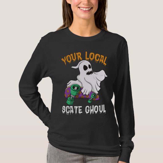 Your Local State Chouls  Men Ghost Scary Halloween T-shirt (Voorkant)