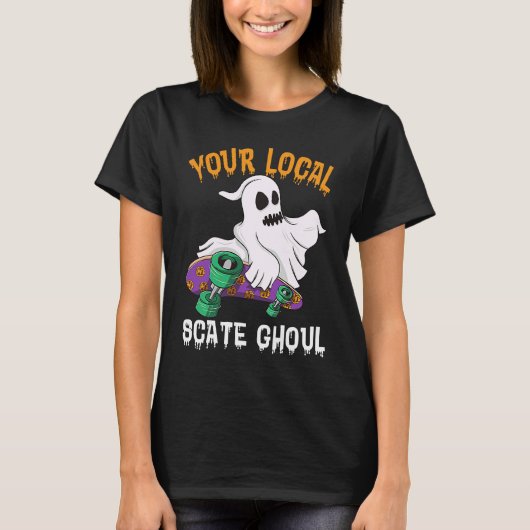 Your Local State Chouls  Men Ghost Scary Halloween T-shirt (Voorkant)