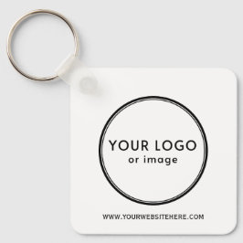 Your logo and custom text sleutelhanger