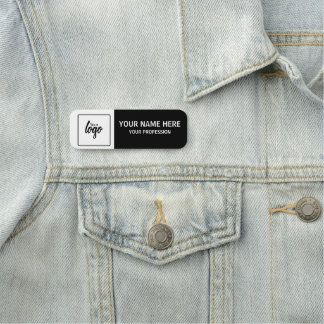 Your Logo and Name Personalized Employee Naamplaatje