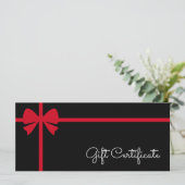Your Logo Custom Business Gift Certificate (Staand voorkant)