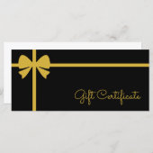 Your Logo Custom Business Gift Certificate (Voorkant / Achterkant)