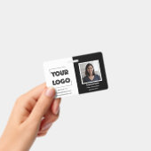 Your Logo Custom Business Marketing Employee Badge (Handheld)