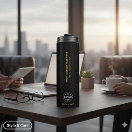 Your Logo Custom Text Thermal Tumbler for Branding Thermosbeker