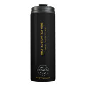 Your Logo Custom Text Thermal Tumbler for Branding Thermosbeker (Voorkant)