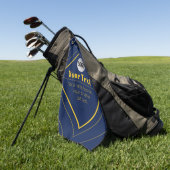 Your Logo & Customizable Design Template Golfhanddoek (Groen)