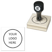 Your logo here rubberstempel (Gestempeld)