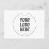 Your Logo Here Tableware > Paper Cups Informatiekaartje (Voorkant)