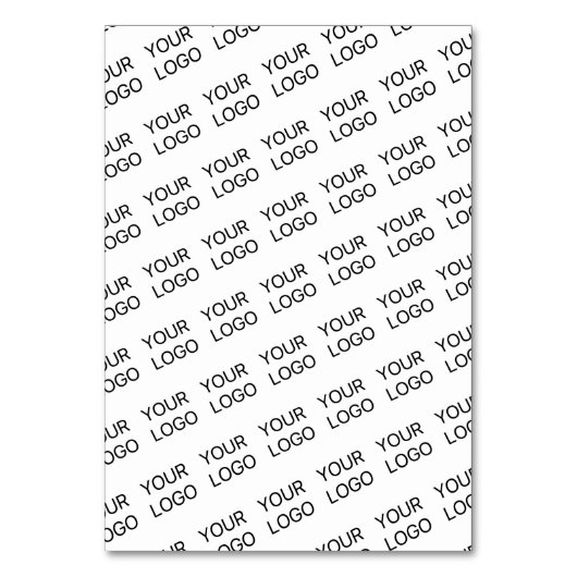 Your Logo Simple Repeating Diagonal Pattern Kaart (Voorkant)