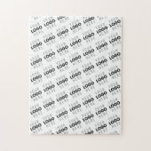 Your Logo Simple Repeating Diagonal Pattern Legpuzzel (Verticaal)