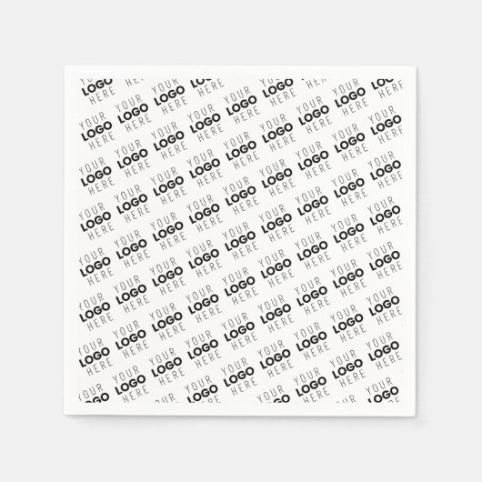 Your Logo Simple Repeating Diagonal Pattern Servet (Voorkant)