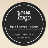 Your Logo | Unique Editable Business Design Ronde Sticker