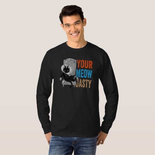 Your Meow-Jasty - Funny Cat Jokes - Animal Pet Lov T-shirt (Voorkant volledig)