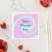 Your message here add text name monogram pink past servet (Insitu)