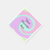 Your message here add text name monogram pink past servet (Hoek)