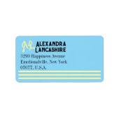 Your Monogrammed Labels - Multicoloured (Voorkant)