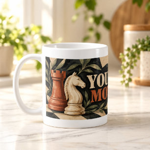 Your Move Slab Serif Schaken Mok