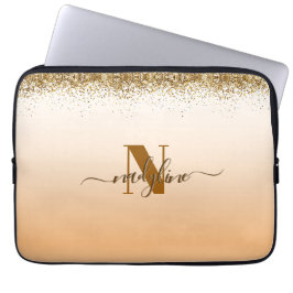 Your Name and Name First letter personalize Laptop Sleeve