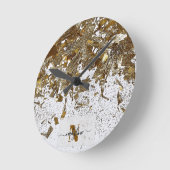 Your Name and Name First letter personalize Ronde Klok (Hoek)