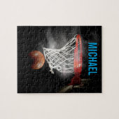 Your Name Customizable Basketball Artwork Pop Art Legpuzzel (Horizontaal)