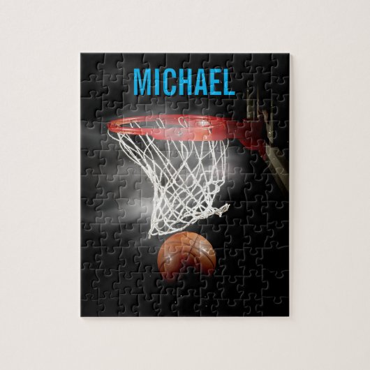 Your Name Customizable Basketball Artwork Pop Art Legpuzzel (Verticaal)