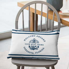 Your Name of Boat Ancient Anchor  Kussen