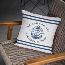 Your Name of Boat Ancient Anchor 