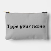 Your Name on Gray Pouch Etui (Voorkant)