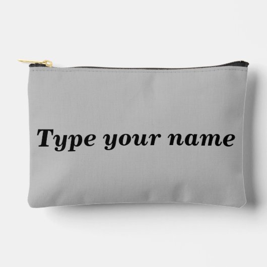Your Name on Gray Pouch Etui (Voorkant)