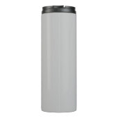 Your Name on Gray Tumbler Thermosbeker (Achterkant)