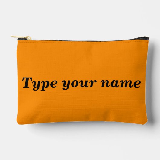 Your Name on Orange Pouch Etui (Voorkant)