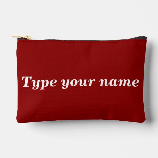 Your Name on Red Pouch Etui (Voorkant)