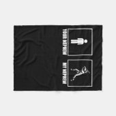 Your Nephew My New Phew Baseball  Fleece Deken (Voorkant (Horizontaal))