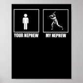 Your Nephew My New Phew Baseball  Poster (Voorkant)