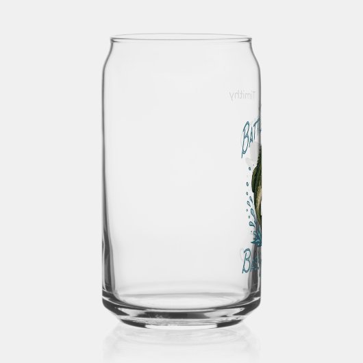 Your Next Big Catch Fishing Illustration Blikvorm Glas (Links)