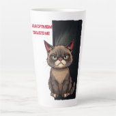 Your optimism disgusts me latte mok (Voorkant)