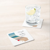 Your Own California Wedding Photo Kartonnen Onderzetters (Insitu)