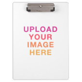 Your Own Image Logo White Klembord (Voorkant)