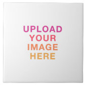 Your Own Image Photo Blank Tegeltje (Voorkant)