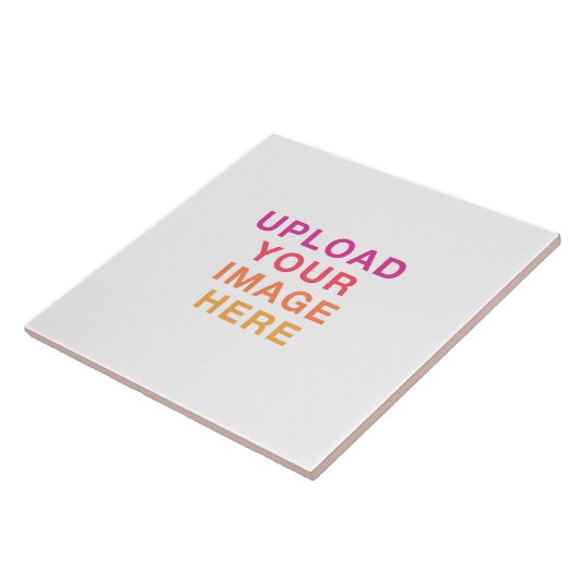 Your Own Image Photo Blank Tegeltje (Zijkant)