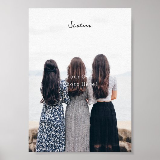 Your Own Personalised Photo Poster. Poster (Voorkant)