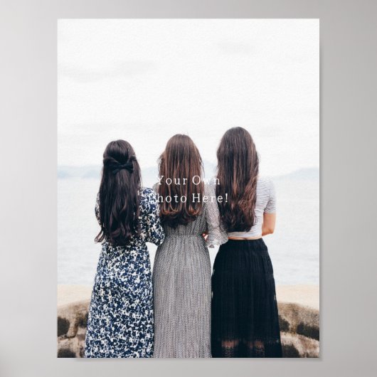 Your Own Personalised Photo Poster. Poster (Voorkant)
