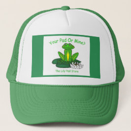 Your Pad or Mine - Bright Green Trucker Pet