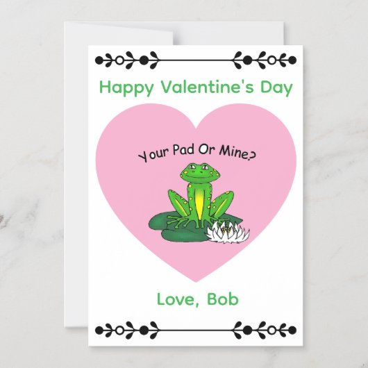 Your Pad or Mine? Magnetic Card Magnetische Uitnodiging (Voorkant)