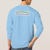 Your Pad or Mine - Men's Baby Blue Long Sleeve T-shirt (Achterkant)